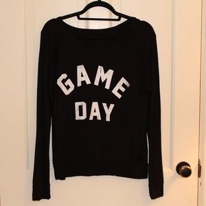 Comfy “game day” sweater